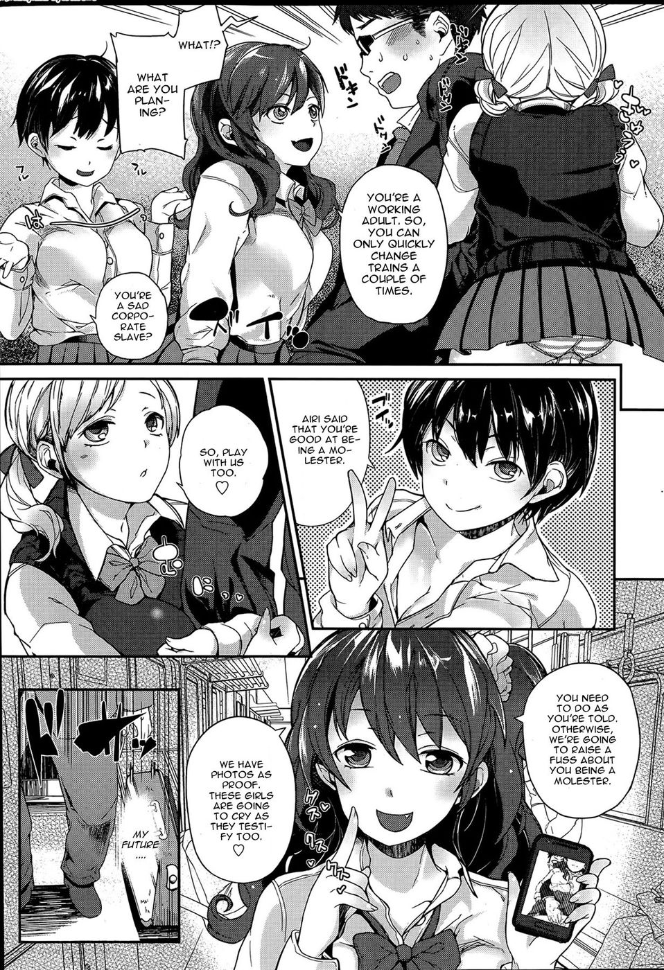 Hentai Manga Comic-Self Chikan-Read-11